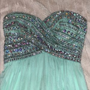 Long women’s dress.